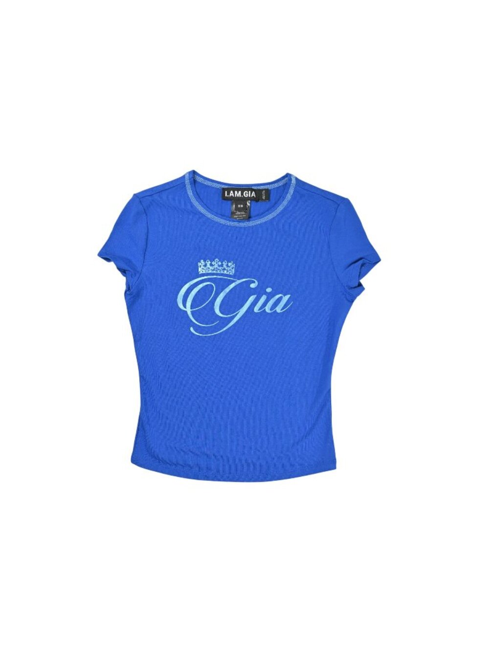 I.AM.GIA Blare Form Tee in Cobalt Foil